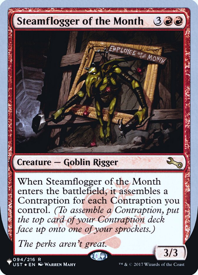 Steamflogger of the Month (Unfinity Foil Edition) [The List] - Magic: The Gathering - Card Brawlers | Quebec | Canada |