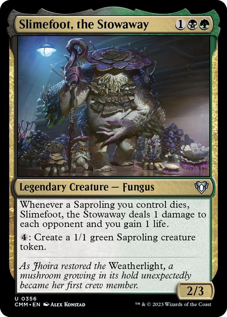 Slimefoot, the Stowaway [Commander Masters] - Magic: The Gathering - Card Brawlers | Quebec | Canada |