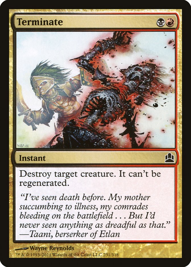 Terminate [Commander 2011] - Magic: The Gathering - Card Brawlers | Quebec | Canada |