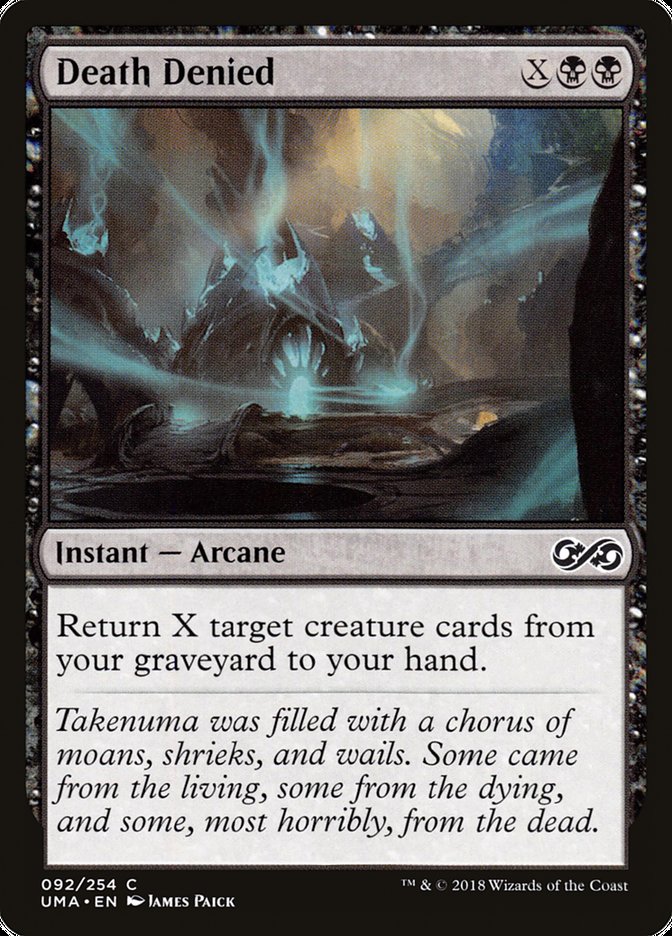 Death Denied [Ultimate Masters] - Magic: The Gathering - Card Brawlers | Quebec | Canada |