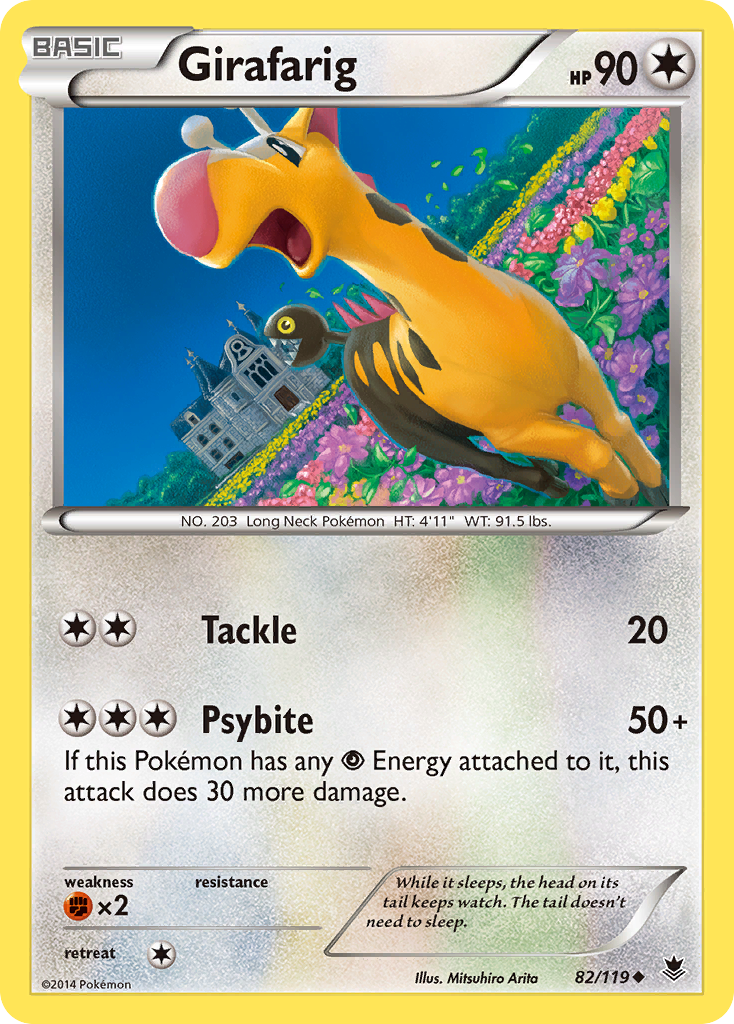 Girafarig (82/119) [XY: Phantom Forces] - Pokémon - Card Brawlers | Quebec | Canada |