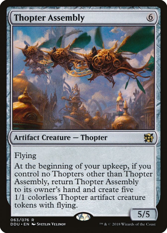 Thopter Assembly [Duel Decks: Elves vs. Inventors] - Magic: The Gathering - Card Brawlers | Quebec | Canada |