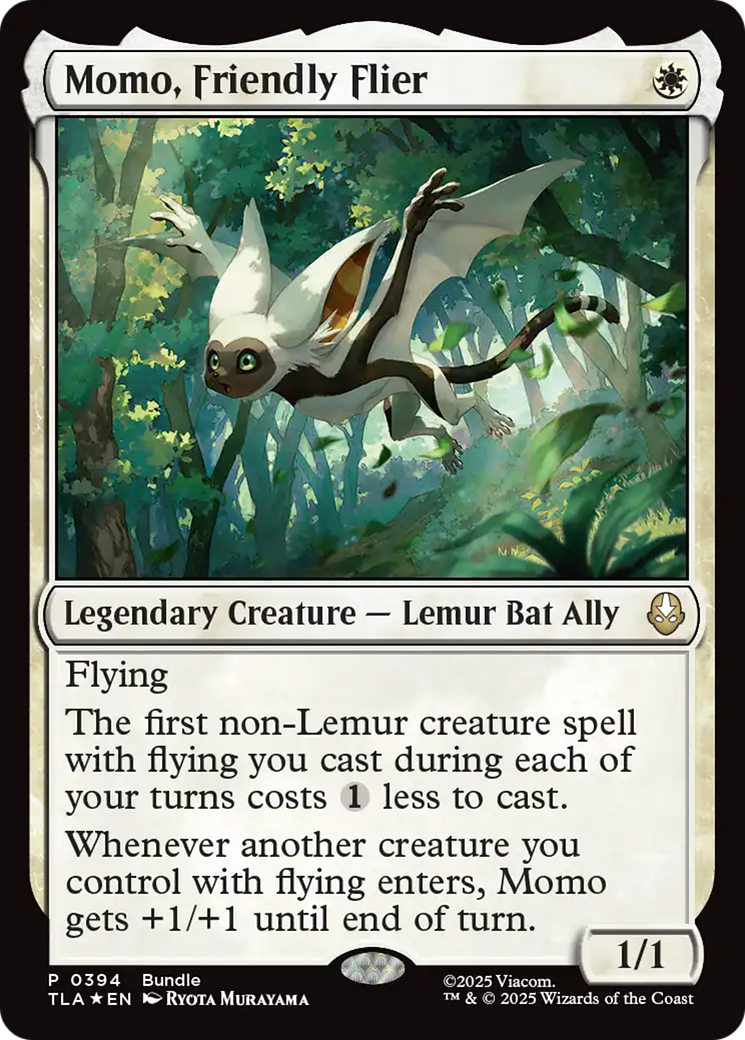 Momo, Friendly Flier (Bundle) [Avatar: The Last Airbender Promos] - Magic: The Gathering - Card Brawlers | Quebec | Canada |