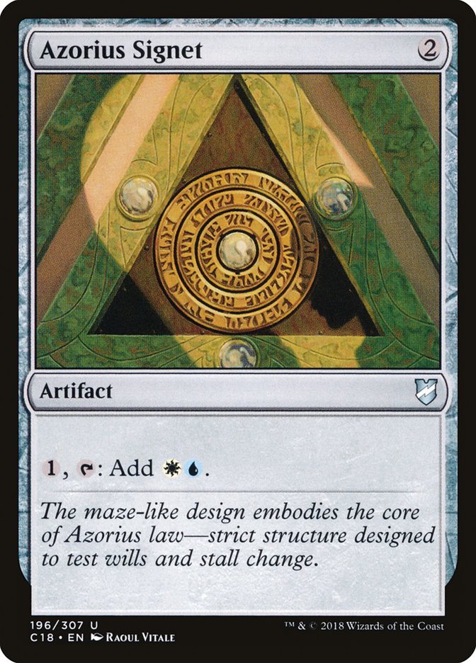 Azorius Signet [Commander 2018] - Magic: The Gathering - Card Brawlers | Quebec | Canada |