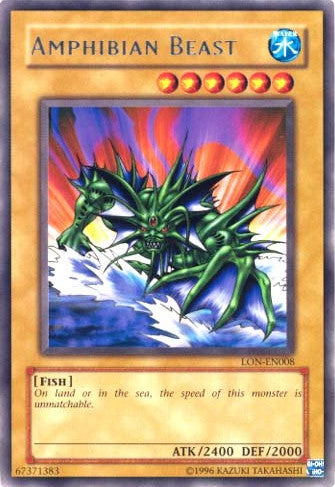 Amphibian Beast [LON-EN008] Rare - Yu-Gi-Oh! - Card Brawlers | Quebec | Canada |