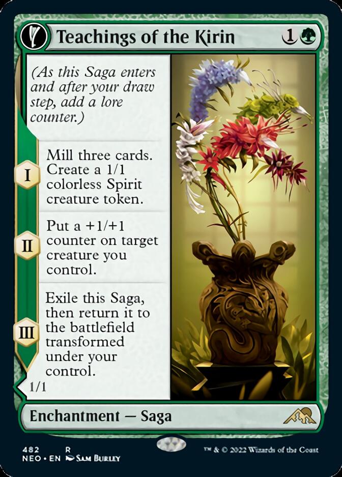 Teachings of the Kirin // Kirin-Touched Orochi (Extended Art) [Kamigawa: Neon Dynasty] - Magic: The Gathering - Card Brawlers | Quebec | Canada |