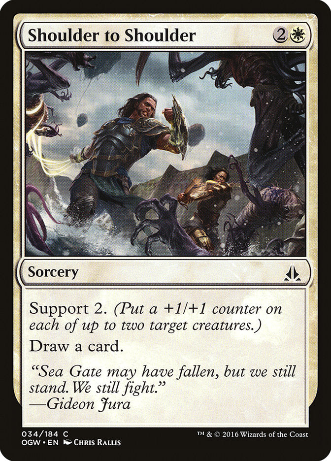 Shoulder to Shoulder [Oath of the Gatewatch] - Magic: The Gathering - Card Brawlers | Quebec | Canada |