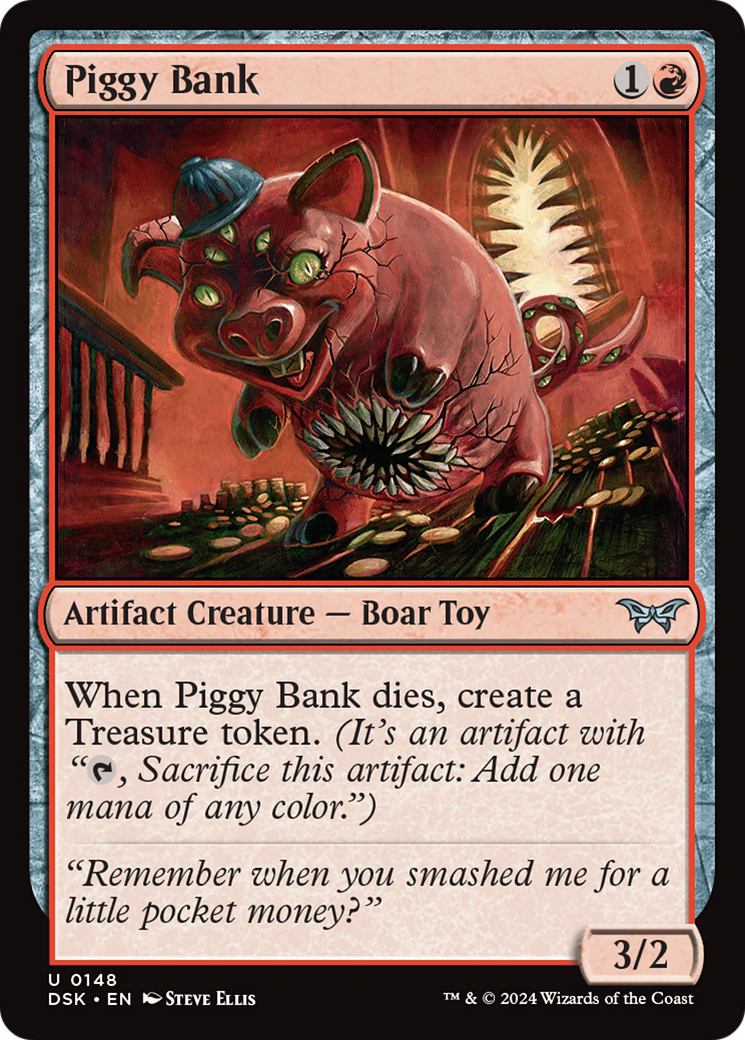 Piggy Bank [Duskmourn: House of Horror] - Magic: The Gathering - Card Brawlers | Quebec | Canada |