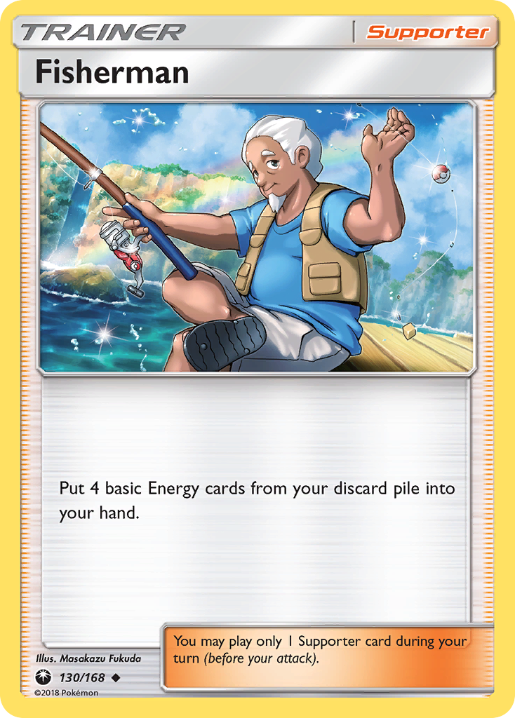 Fisherman (130/168) [Sun & Moon: Celestial Storm] - Pokémon - Card Brawlers | Quebec | Canada |