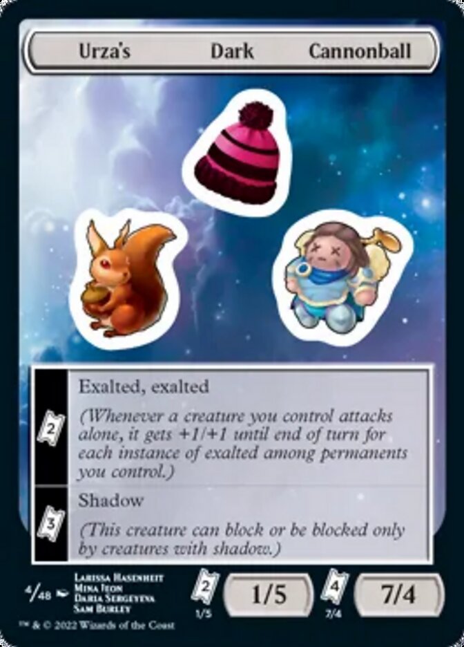 Urza's Dark Cannonball [Unfinity Stickers] - Magic: The Gathering - Card Brawlers | Quebec | Canada |