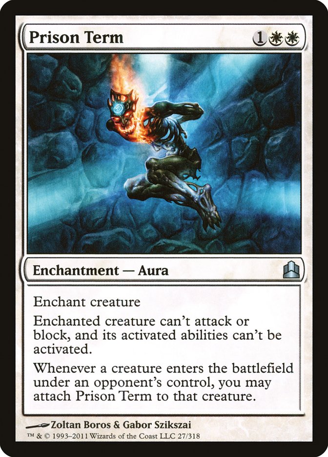 Prison Term [Commander 2011] - Magic: The Gathering - Card Brawlers | Quebec | Canada |