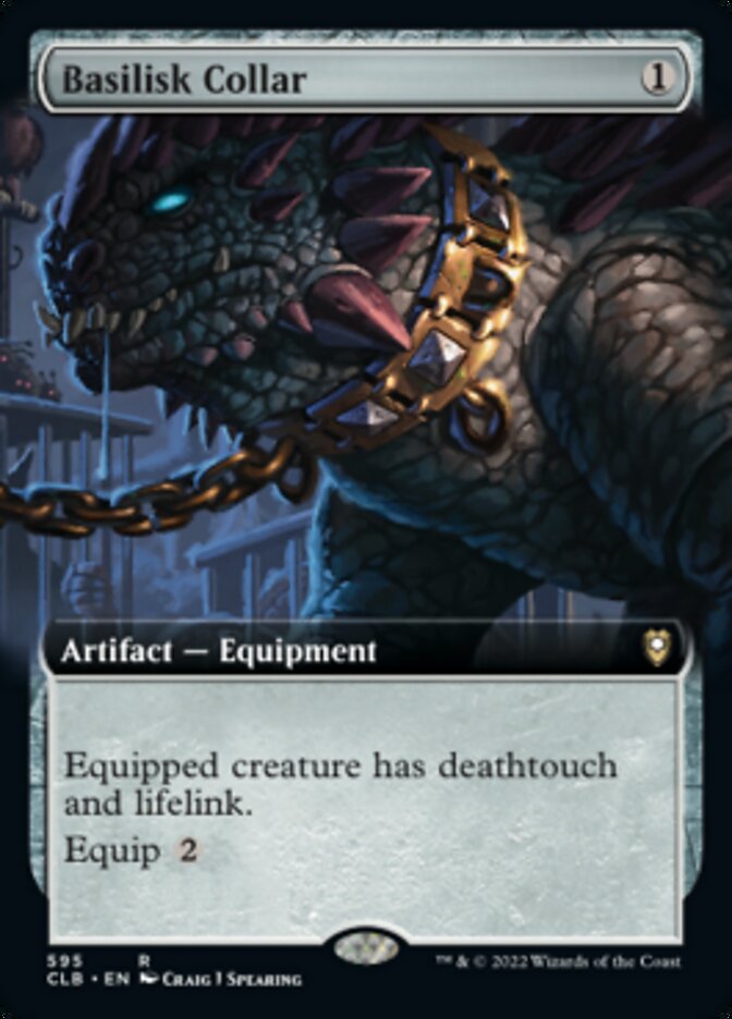 Basilisk Collar (Extended Art) [Commander Legends: Battle for Baldur's Gate] - Magic: The Gathering - Card Brawlers | Quebec | Canada |