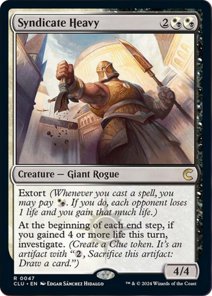Syndicate Heavy [Ravnica: Clue Edition] - Magic: The Gathering - Card Brawlers | Quebec | Canada |