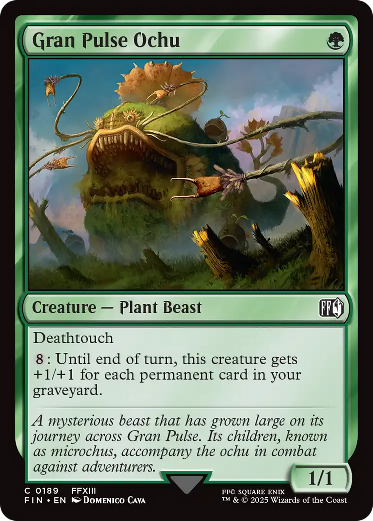 Gran Pulse Ochu [FINAL FANTASY] - Magic: The Gathering - Card Brawlers | Quebec | Canada |
