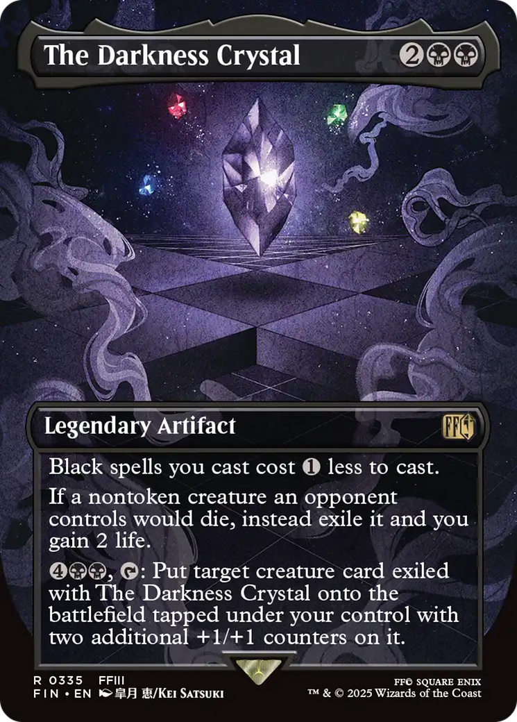 The Darkness Crystal (Borderless) [FINAL FANTASY] - Magic: The Gathering - Card Brawlers | Quebec | Canada |