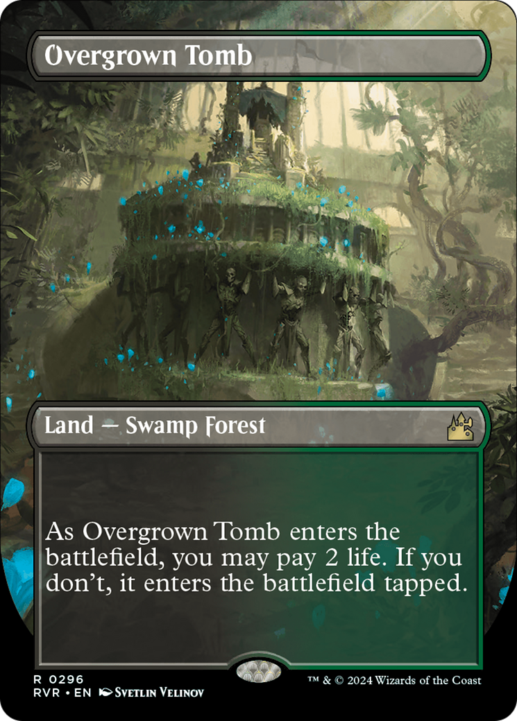 Overgrown Tomb (Borderless) [Ravnica Remastered] - Magic: The Gathering - Card Brawlers | Quebec | Canada |
