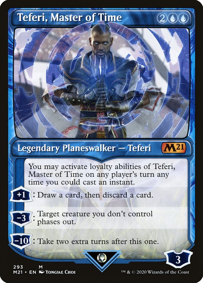 Teferi, Master of Time (Showcase) (293) [Core Set 2021] - Magic: The Gathering - Card Brawlers | Quebec | Canada |