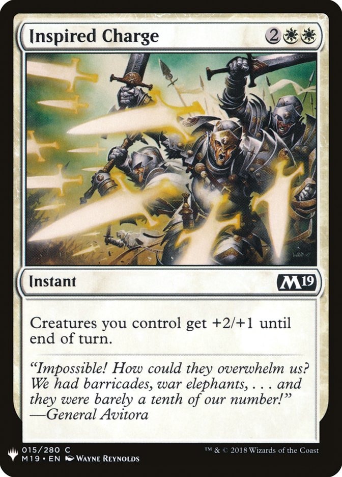 Inspired Charge [Mystery Booster] - Magic: The Gathering - Card Brawlers | Quebec | Canada |