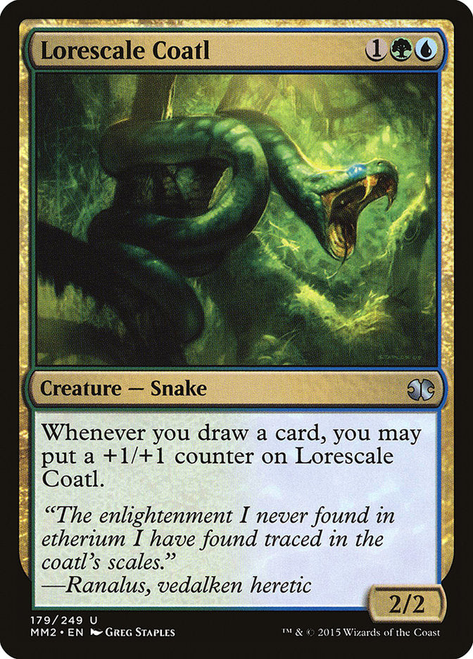 Lorescale Coatl [Modern Masters 2015] - Magic: The Gathering - Card Brawlers | Quebec | Canada |