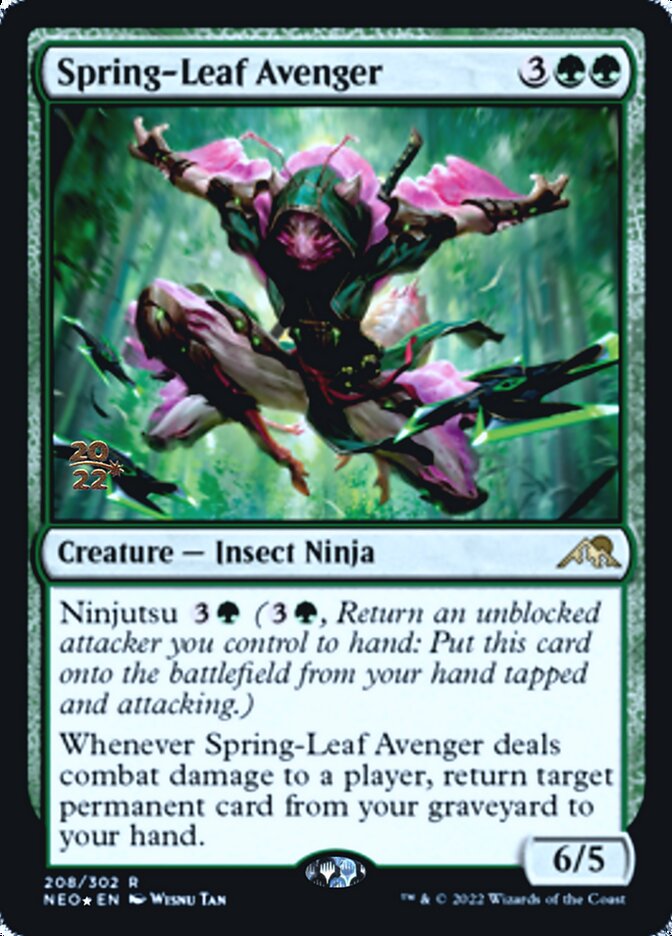 Spring-Leaf Avenger [Kamigawa: Neon Dynasty Prerelease Promos] - Magic: The Gathering - Card Brawlers | Quebec | Canada |