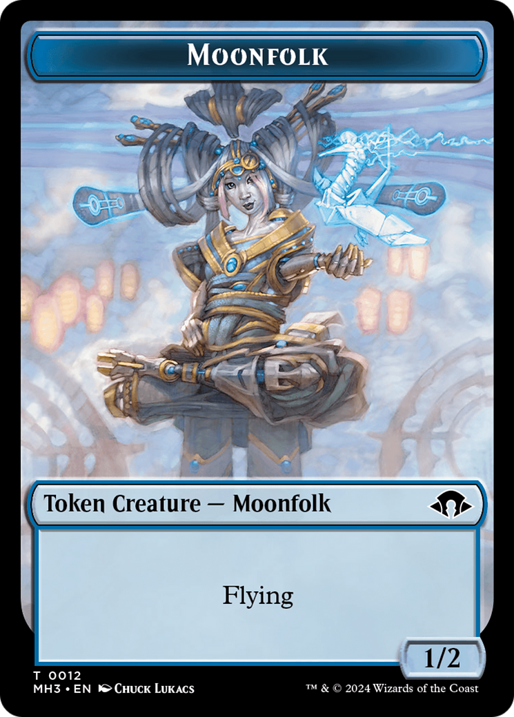 Servo // Moonfolk Double-Sided Token [Modern Horizons 3 Tokens] - Magic: The Gathering - Card Brawlers | Quebec | Canada |