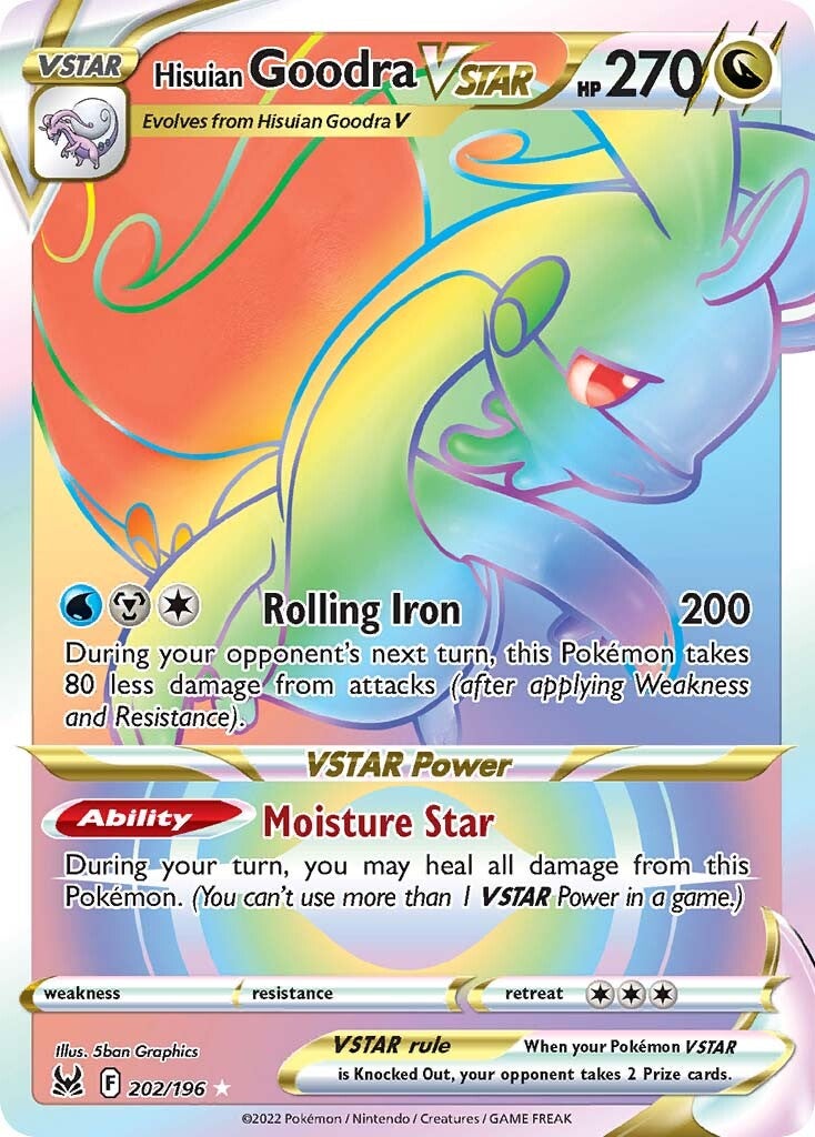 Hisuian Goodra VSTAR (202/196) [Sword & Shield: Lost Origin] - Pokémon - Card Brawlers | Quebec | Canada |
