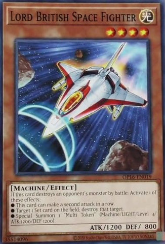 Lord British Space Fighter [OP16-EN019] Common - Yu-Gi-Oh! - Card Brawlers | Quebec | Canada |