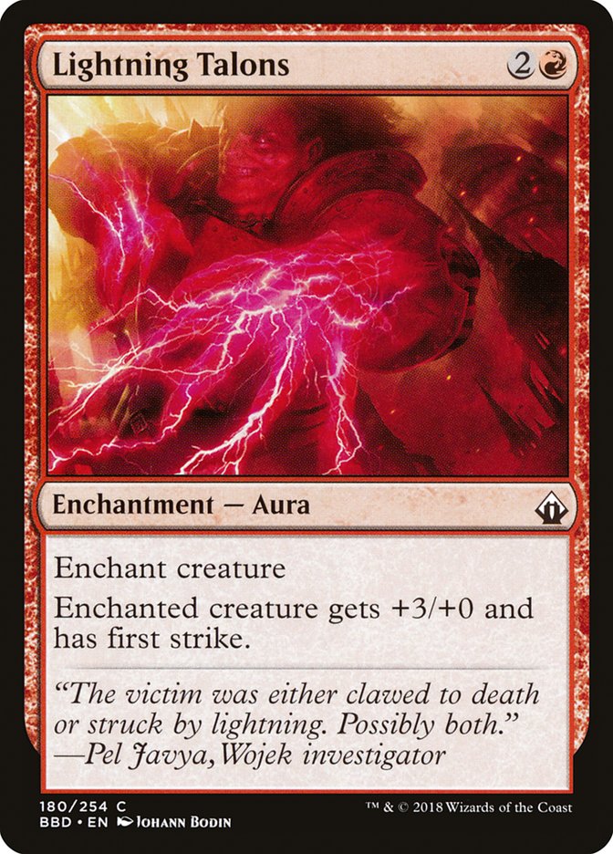 Lightning Talons [Battlebond] - Magic: The Gathering - Card Brawlers | Quebec | Canada |
