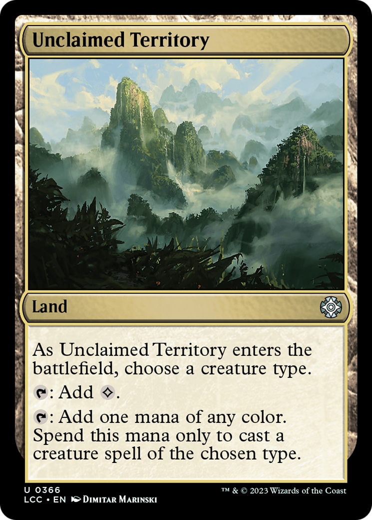 Unclaimed Territory [The Lost Caverns of Ixalan Commander] - Magic: The Gathering - Card Brawlers | Quebec | Canada |