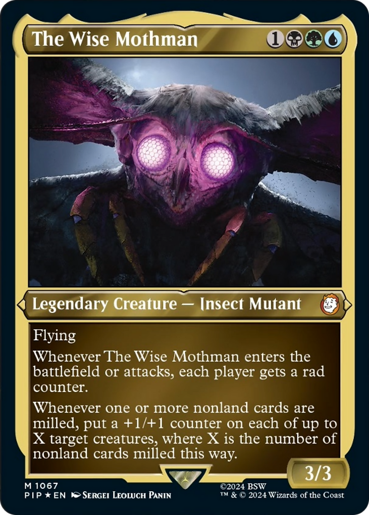 The Wise Mothman (Display Commander) [Fallout] - Magic: The Gathering - Card Brawlers | Quebec | Canada |
