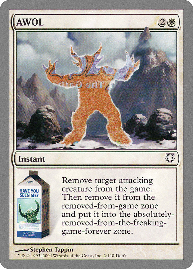 AWOL [Unhinged] - Magic: The Gathering - Card Brawlers | Quebec | Canada |