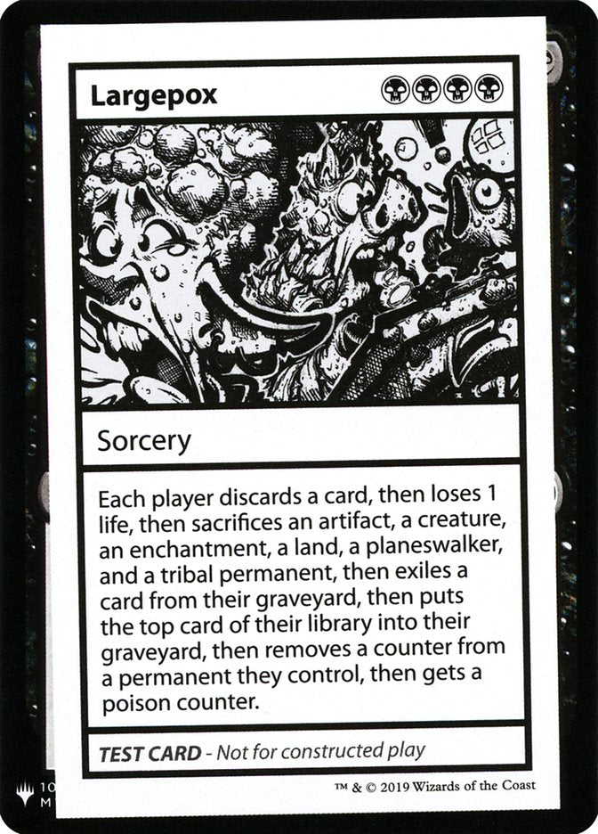 Largepox [Mystery Booster Playtest Cards] - Magic: The Gathering - Card Brawlers | Quebec | Canada |