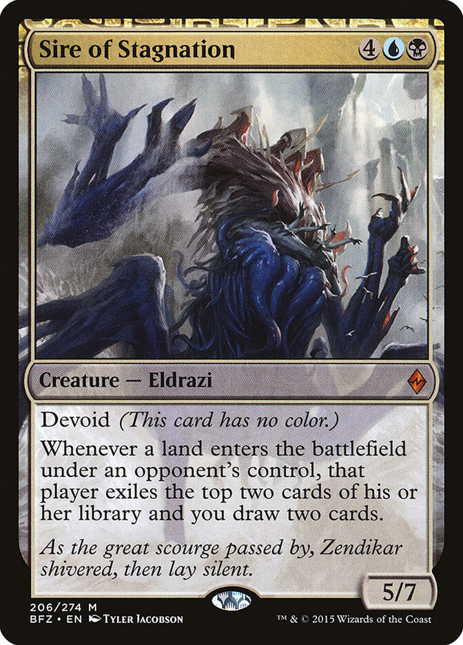 Sire of Stagnation [Battle for Zendikar] - Magic: The Gathering - Card Brawlers | Quebec | Canada |