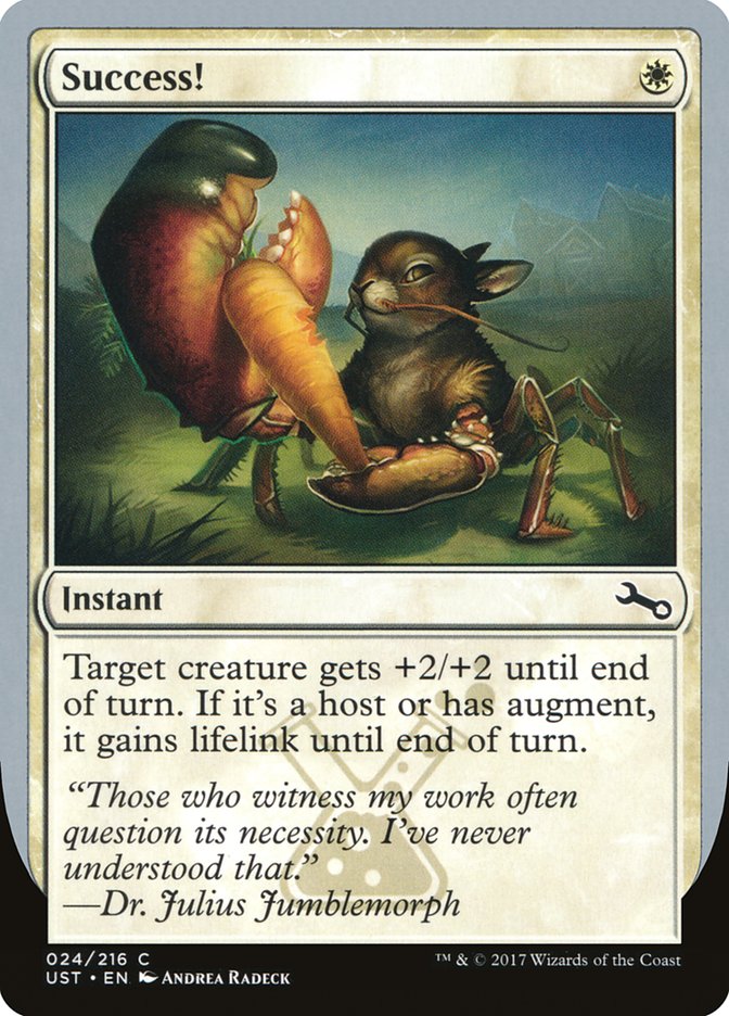 Success! [Unstable] - Magic: The Gathering - Card Brawlers | Quebec | Canada |
