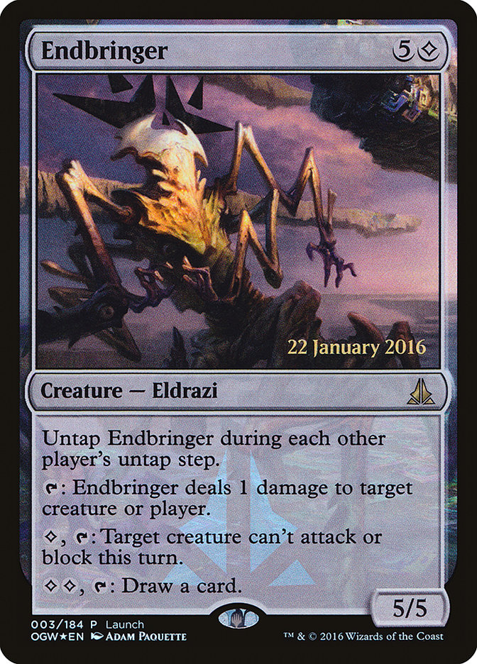 Endbringer (Launch) [Oath of the Gatewatch Promos] - Magic: The Gathering - Card Brawlers | Quebec | Canada |