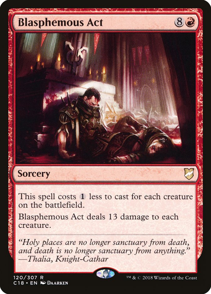 Blasphemous Act [Commander 2018] - Magic: The Gathering - Card Brawlers | Quebec | Canada |