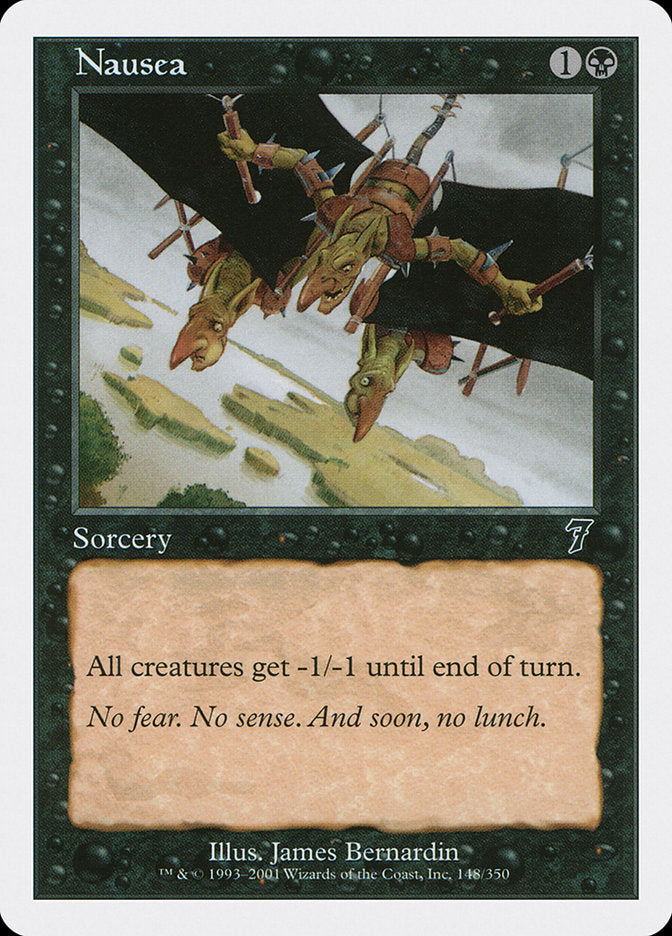 Nausea [Seventh Edition] - Magic: The Gathering - Card Brawlers | Quebec | Canada |