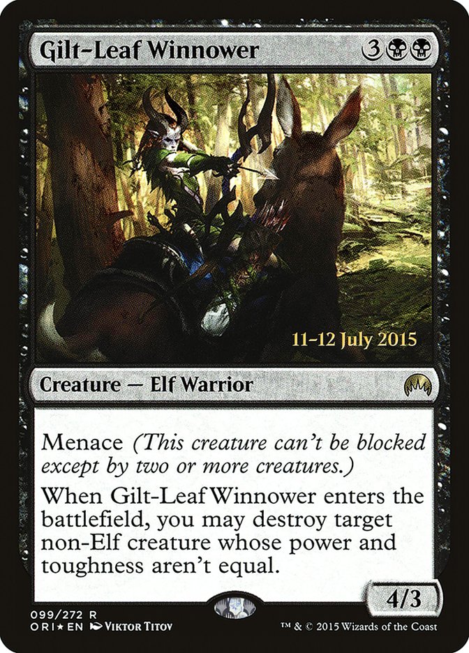 Gilt-Leaf Winnower [Magic Origins Prerelease Promos] - Magic: The Gathering - Card Brawlers | Quebec | Canada |