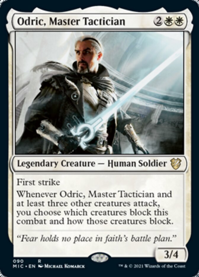 Odric, Master Tactician [Innistrad: Midnight Hunt Commander] - Magic: The Gathering - Card Brawlers | Quebec | Canada |