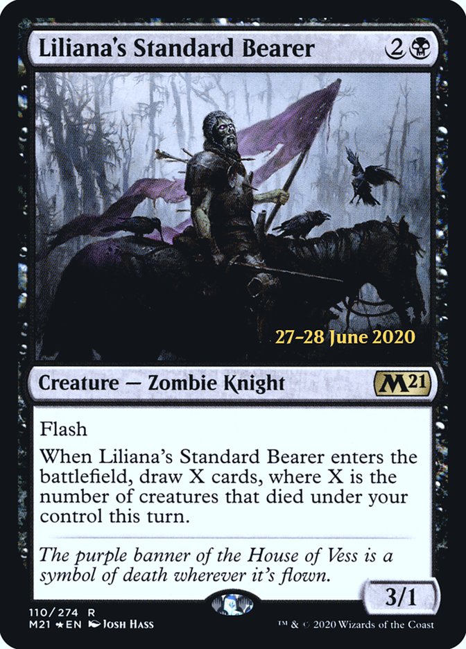 Liliana's Standard Bearer [Core Set 2021 Prerelease Promos] - Magic: The Gathering - Card Brawlers | Quebec | Canada |