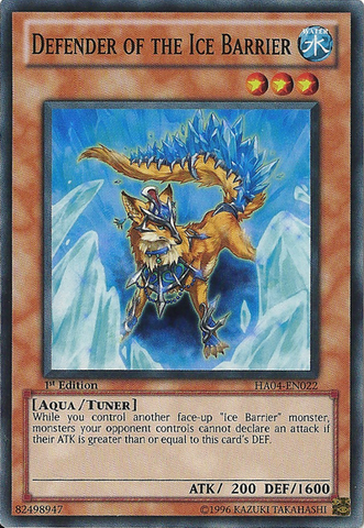 Defender of the Ice Barrier [HA04-EN022] Super Rare - Yu-Gi-Oh! - Card Brawlers | Quebec | Canada |