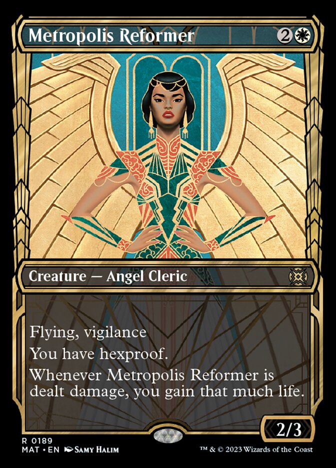 Metropolis Reformer (Showcase Halo Foil) [March of the Machine: The Aftermath] - Magic: The Gathering - Card Brawlers | Quebec | Canada |