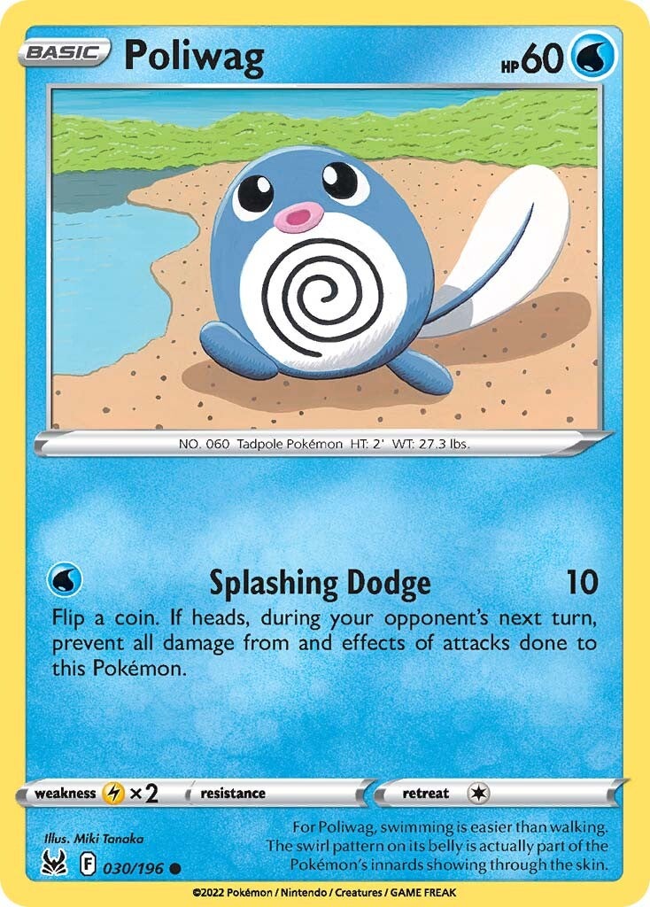 Poliwag (030/196) [Sword & Shield: Lost Origin] - Pokémon - Card Brawlers | Quebec | Canada |