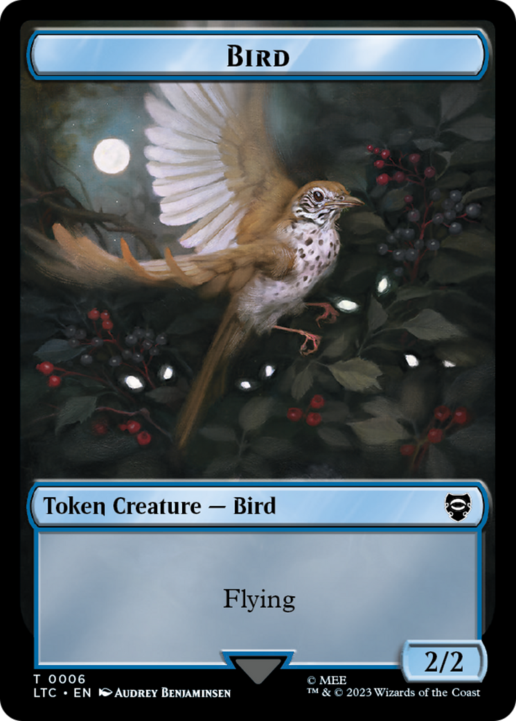Elf Warrior // Bird Double Sided Token [The Lord of the Rings: Tales of Middle-Earth Commander Tokens] - Magic: The Gathering - Card Brawlers | Quebec | Canada |