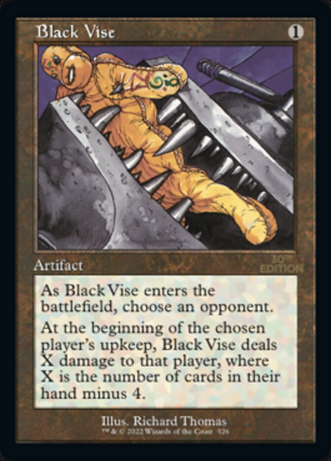Black Vise (Retro) [30th Anniversary Edition] - Magic: The Gathering - Card Brawlers | Quebec | Canada |