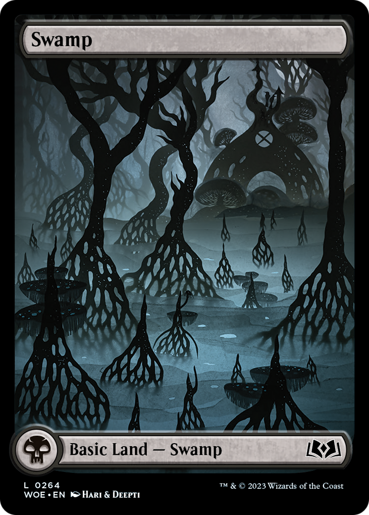 Swamp (264) (Full-Art) [Wilds of Eldraine] - Magic: The Gathering - Card Brawlers | Quebec | Canada |