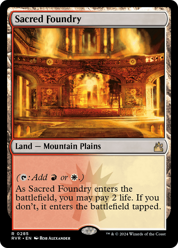 Sacred Foundry [Ravnica Remastered] - Magic: The Gathering - Card Brawlers | Quebec | Canada |