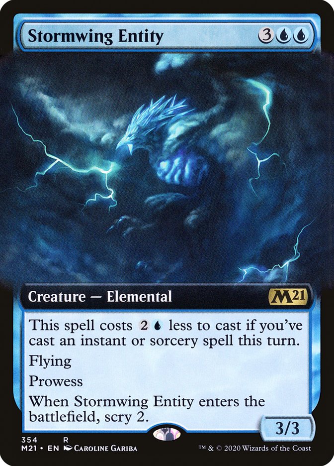 Stormwing Entity (Extended Art) [Core Set 2021] - Magic: The Gathering - Card Brawlers | Quebec | Canada |