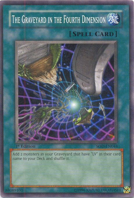 The Graveyard in the Fourth Dimension [SOD-EN044] Common - Yu-Gi-Oh! - Card Brawlers | Quebec | Canada |