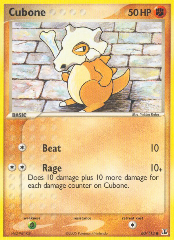 Cubone (60/113) [EX: Delta Species] - Pokémon - Card Brawlers | Quebec | Canada |